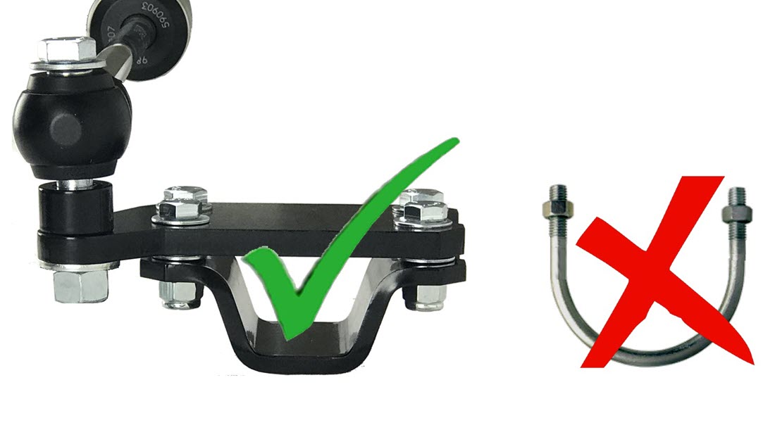 2005-2010 F250 F350 Super Duty Dual Steering Stabilizer - V1