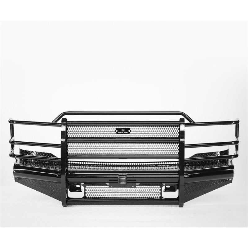 Ranch Hand Legend Series Front Bumper W/ Grille Guard Fits Select 99-04 Ford Excursion/Super Duty F-250/F-350/F-450/F-550 Model FBF991BLR