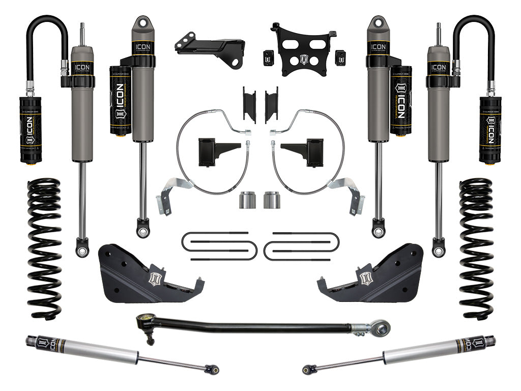 ICON 2023-2025 Ford F-250/F-350 Super Duty 4WD, Diesel, 4.5" Lift, Stage 4 Suspension System