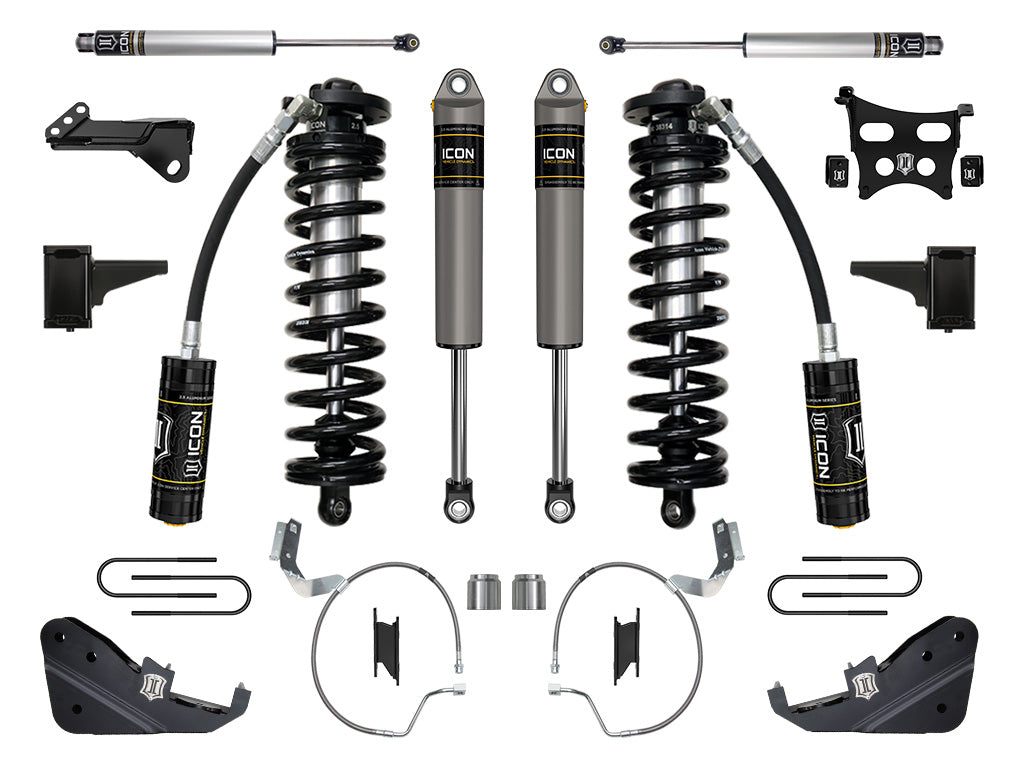 ICON 2023-2025 Ford F-250/F-350 Super Duty 4WD, 4-5.5" Lift, Stage 3 Coilover Conversion System