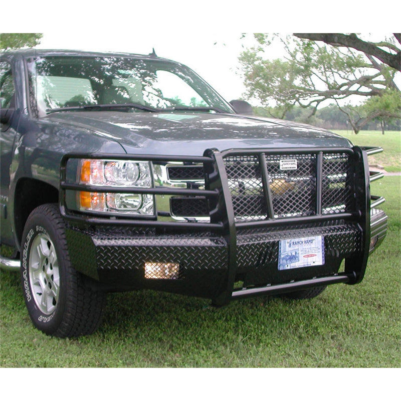 Ranch Hand Summit Series Front Bumper W/ Grille Guard Fits Select 07-13 Chevrolet Silverado 1500 Model FSC08HBL1
