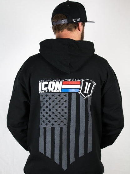 ICON GI-Logo Hoodie – Black, XXL