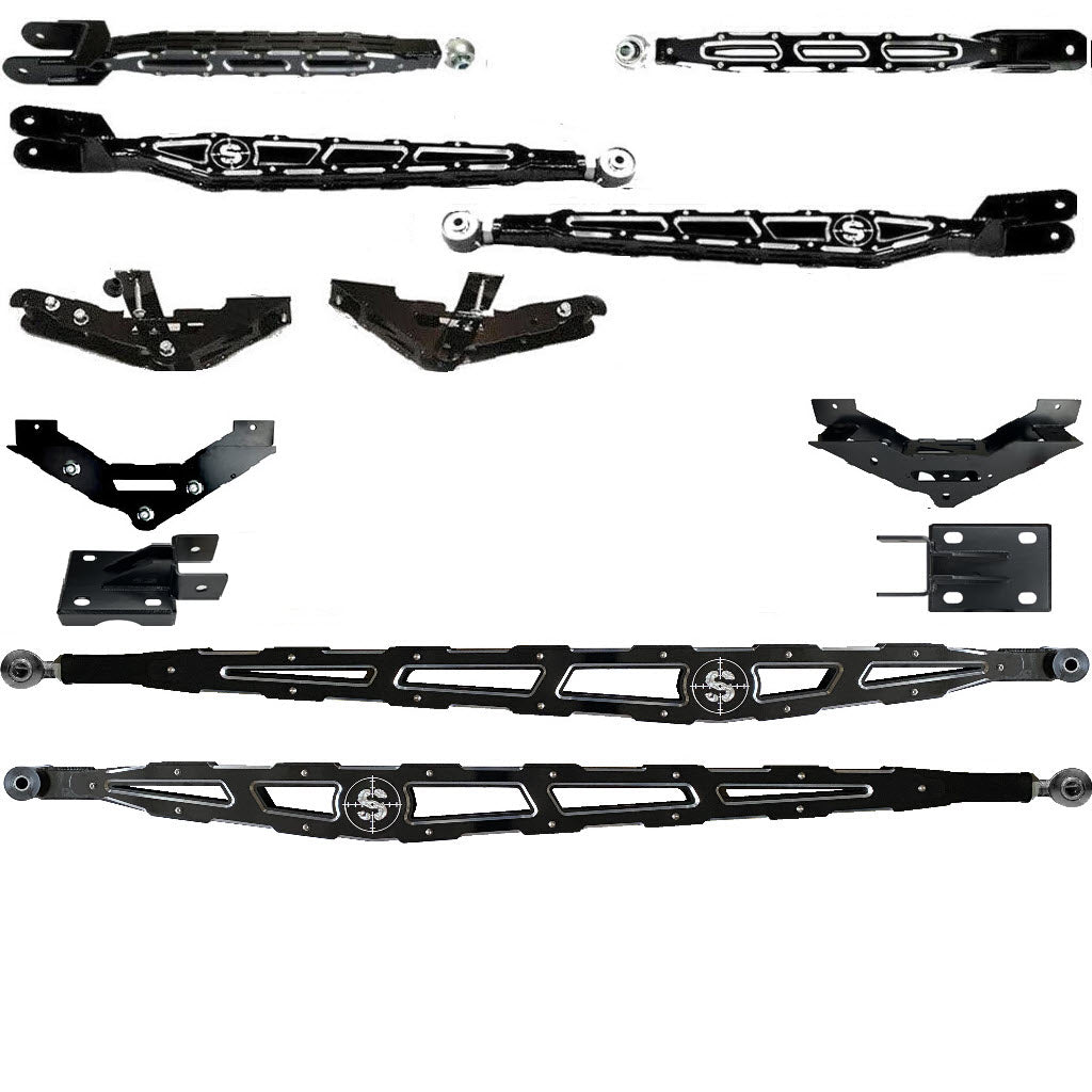 7" to 14" F450 LONG ARM 4-Link Lift Upgrade for 2023 to 2026 Super Duty