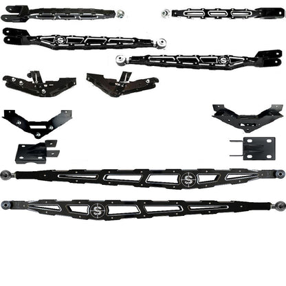 7" to 14" F450 LONG ARM 4-Link Lift Upgrade for 2023 to 2026 Super Duty