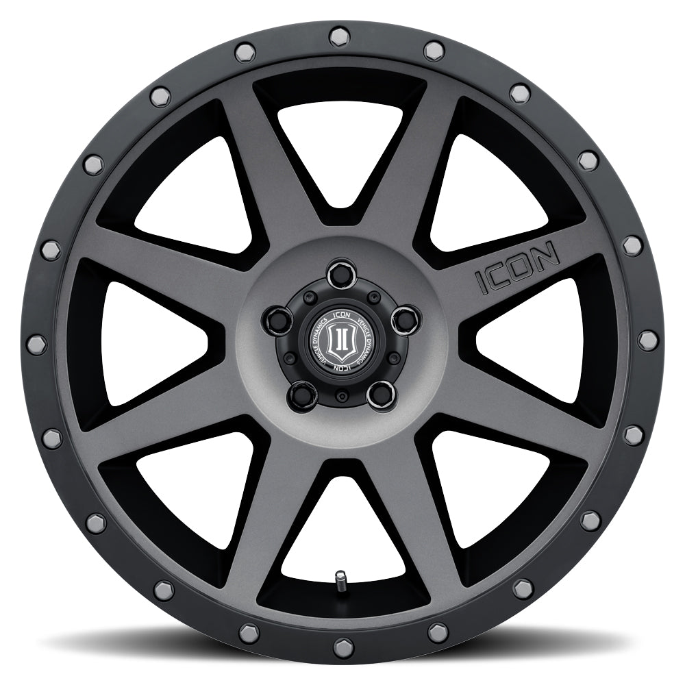 ICON Alloys Rebound, Titanium, 20 x 9 / 6 x 135, 16mm Offset, 5.625" BS