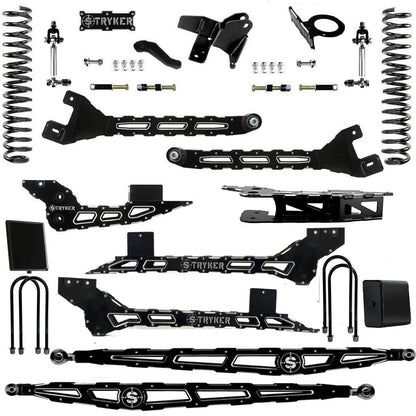 2019 to 2025 8" 3500 Fabricated Radius Arm LIFT KIT