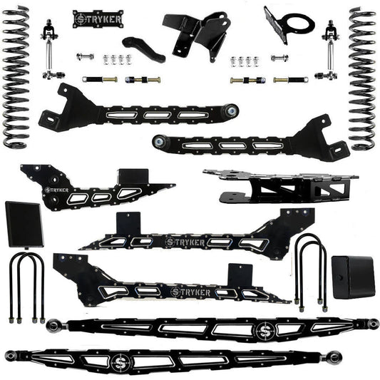 2013 to 2018 6" 3500 Fabricated Radius Arm LIFT KIT
