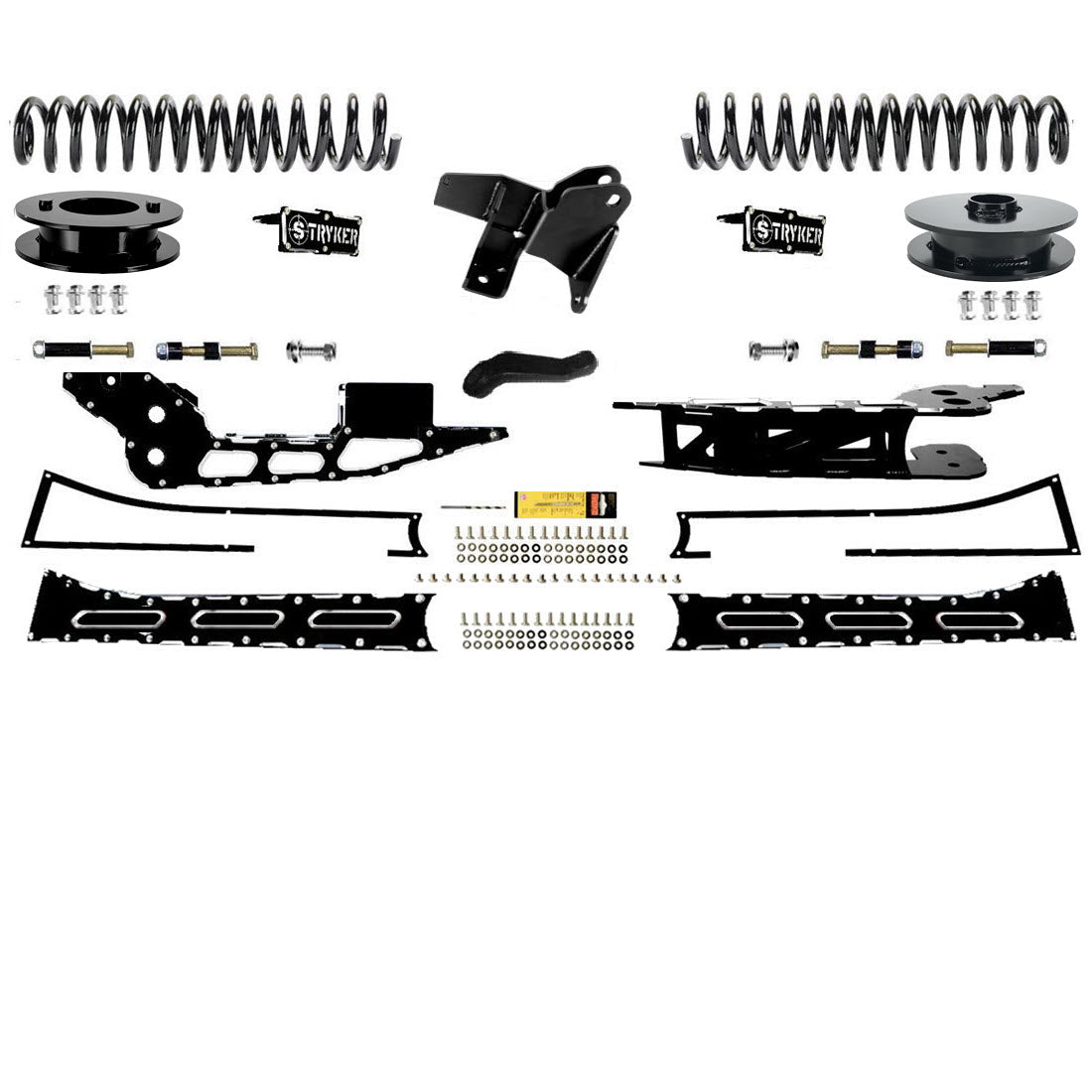 4" RAM 2500 Radius Arm Badged LIFT KIT 2019 TO 2025 DODGE RAM HEAVY DUTY