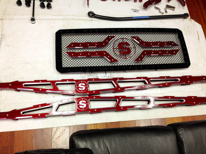 2011-2016 Ford F250/350 Super Duty Long Bed Ladder/Traction Bars - Identity Series